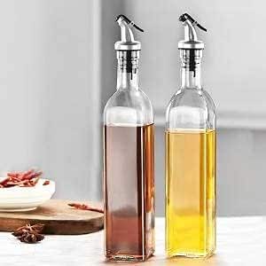 PurePour™ 2-Piece Oil Dispenser Set (500ml) – Sleek, Mess-Free Precision for Every Pour | UAE Kitchen Essential